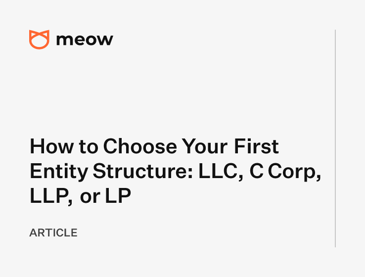 How to Choose Your First Entity Structure: LLC, C Corp, LLP, or LP