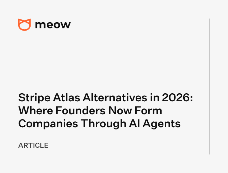Stripe Atlas Alternatives in 2026: Where Founders Now Form Companies Through AI Agents